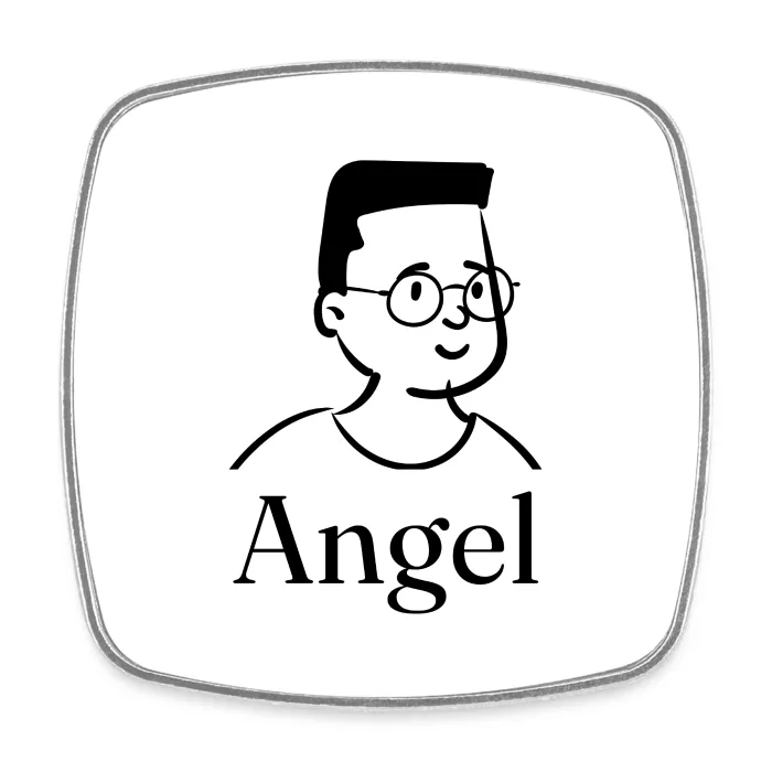 Magnet personnalisé au prénom Angel