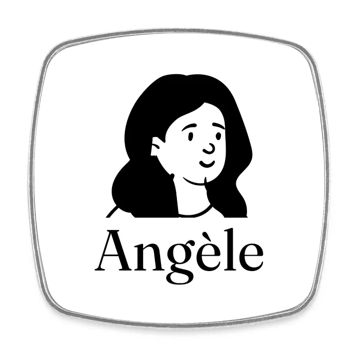Magnet personnalisé au prénom Angèle