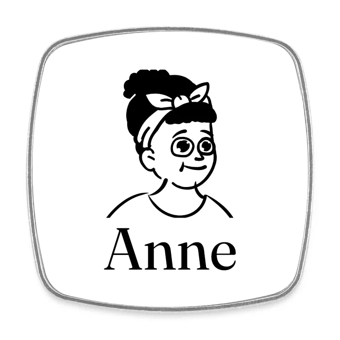 Magnet personnalisé au prénom Anne