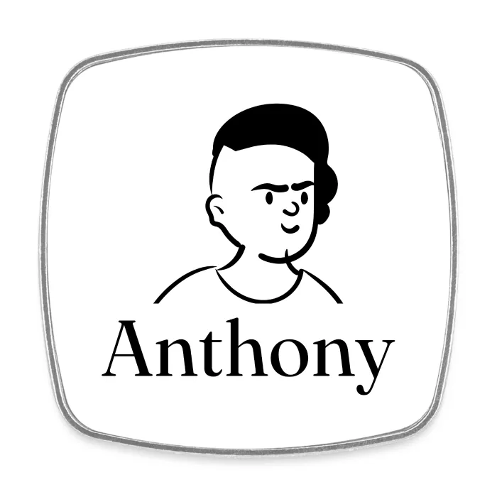 Magnet personnalisé au prénom Anthony