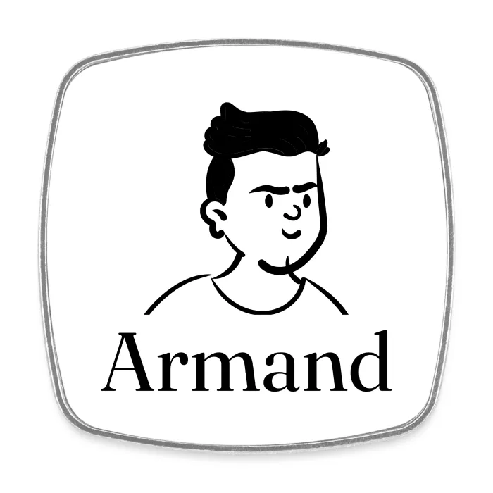 Magnet personnalisé au prénom Armand