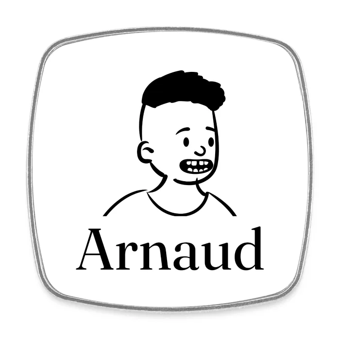 Magnet personnalisé au prénom Arnaud