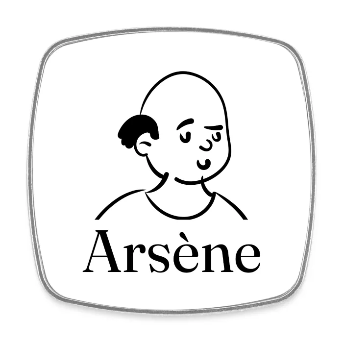 Magnet personnalisé au prénom Arsène