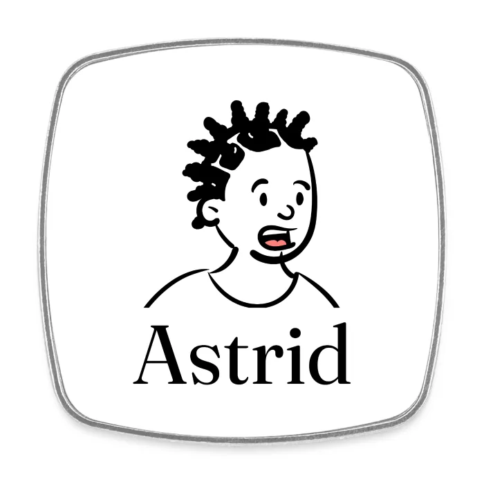 Magnet personnalisé au prénom Astrid