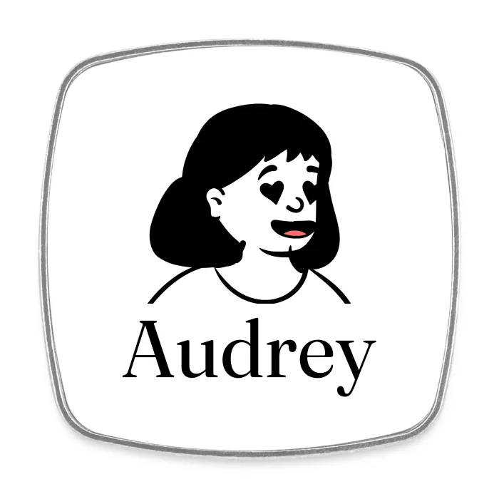 Magnet personnalisé au prénom Audrey