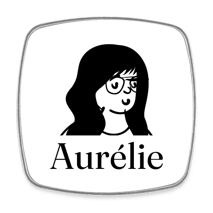 Magnet personnalisé au prénom Aurélie