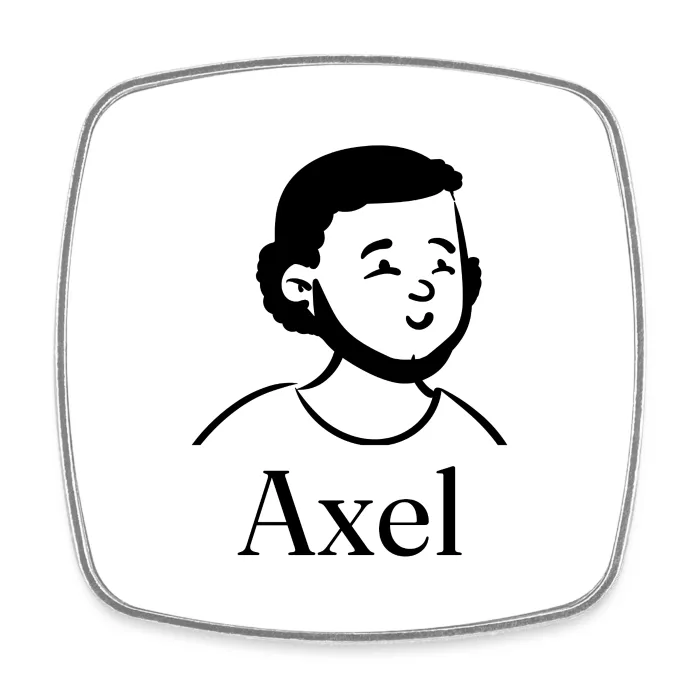 Magnet personnalisé au prénom Axel