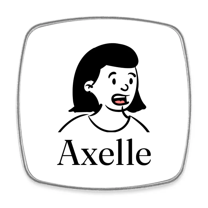 Magnet personnalisé au prénom Axelle