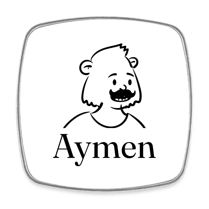 Magnet personnalisé au prénom Aymen