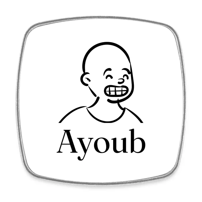 Magnet personnalisé au prénom Ayoub