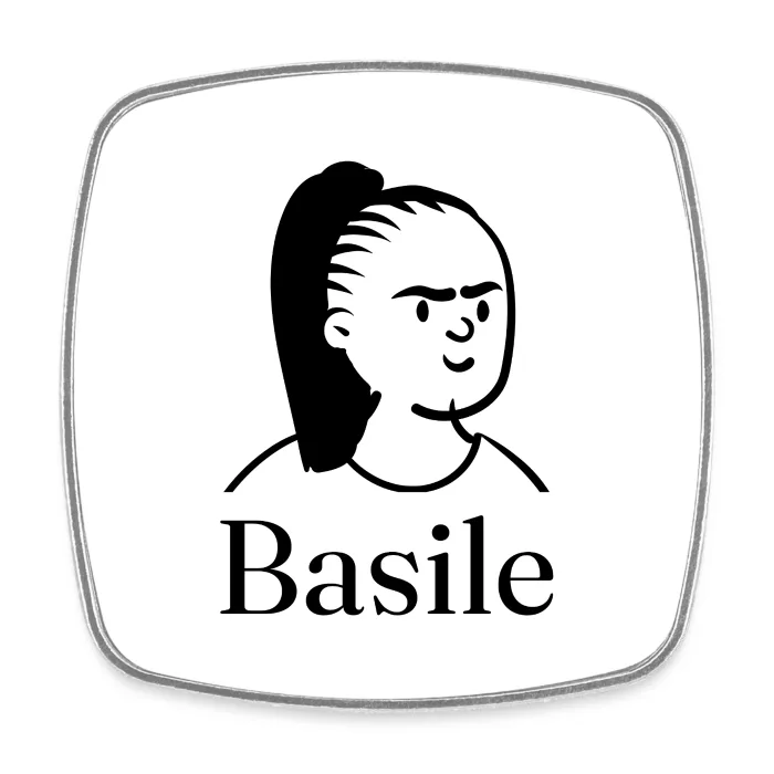 Magnet personnalisé au prénom Basile