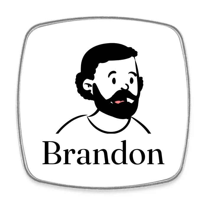 Magnet personnalisé au prénom Brandon
