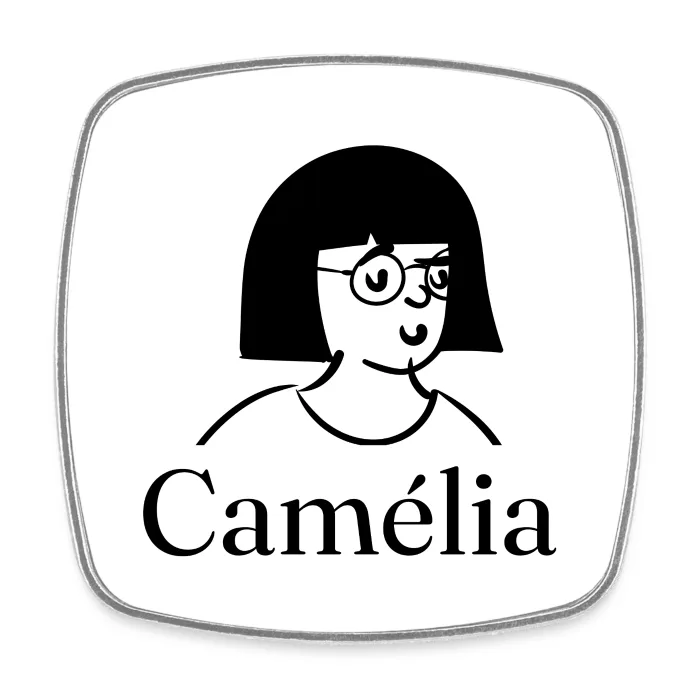 Magnet personnalisé au prénom Camélia