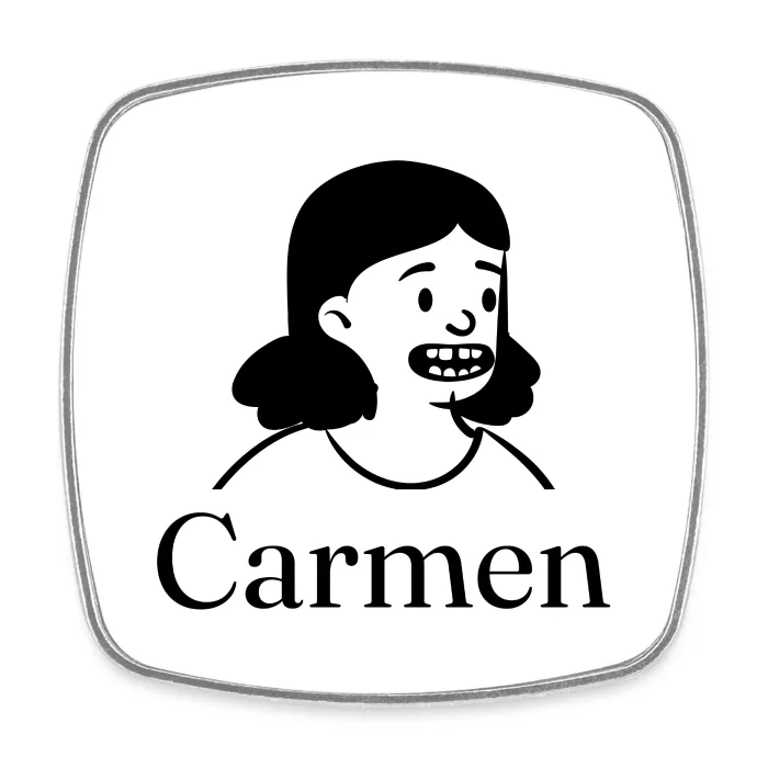 Magnet personnalisé au prénom Carmen
