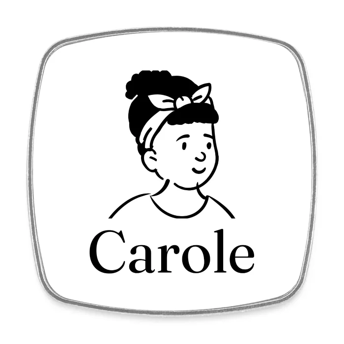 Magnet personnalisé au prénom Carole
