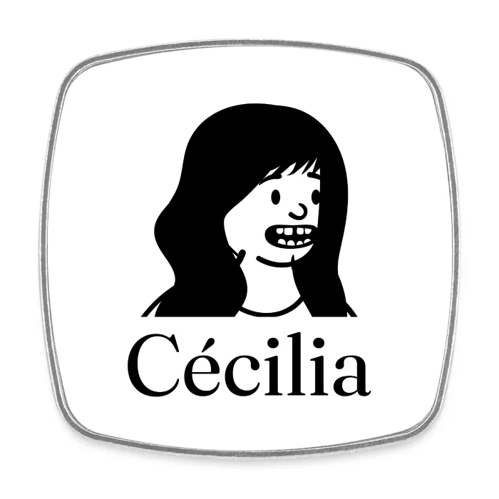 Magnet personnalisé au prénom Cécilia