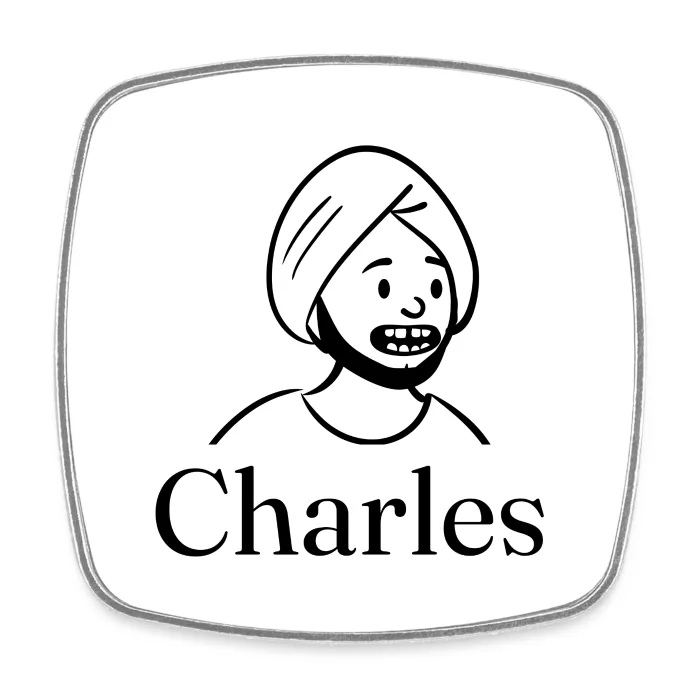 Magnet personnalisé au prénom Charles