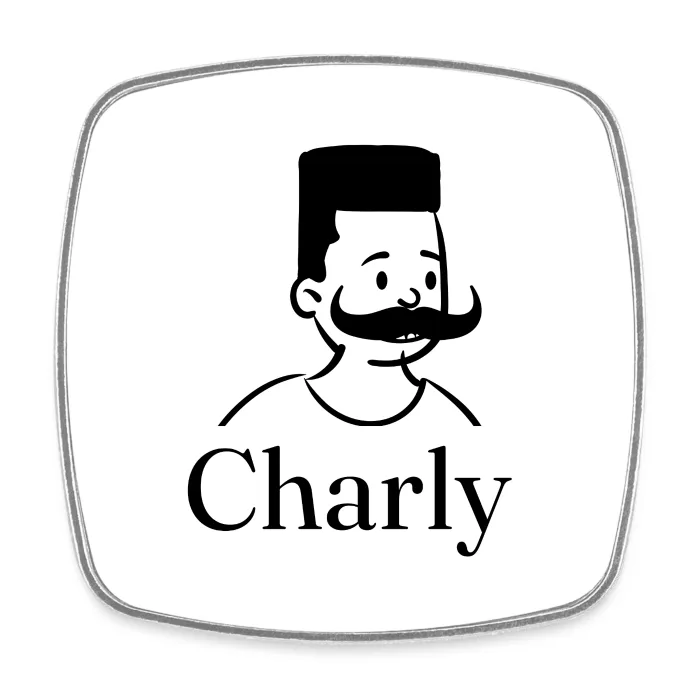 Magnet personnalisé au prénom Charly