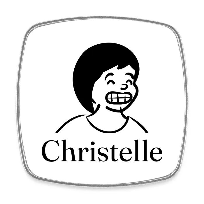 Magnet personnalisé au prénom Christelle