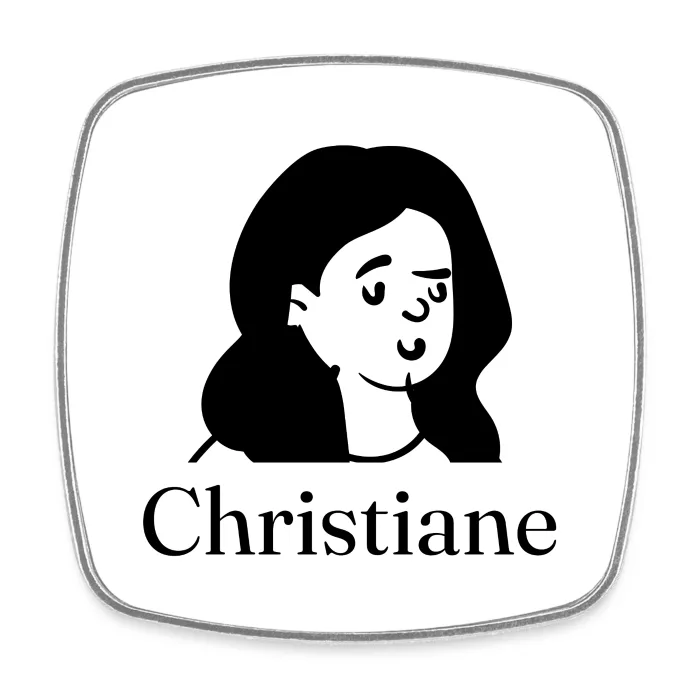 Magnet personnalisé au prénom Christiane