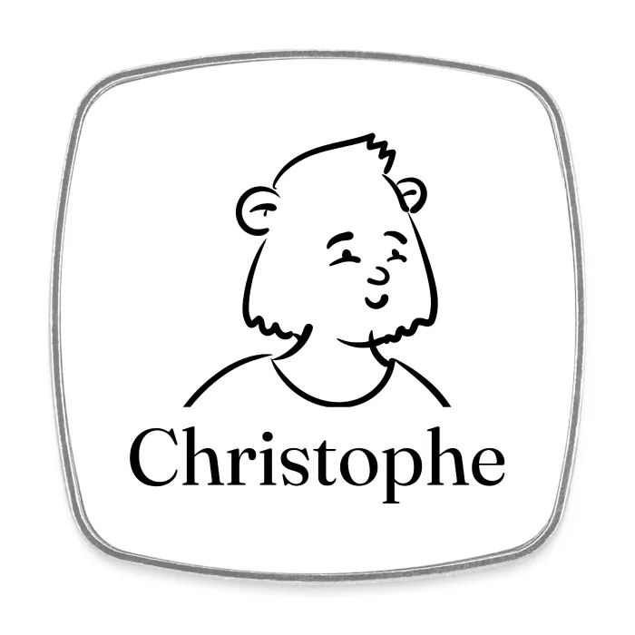 Magnet personnalisé au prénom Christophe