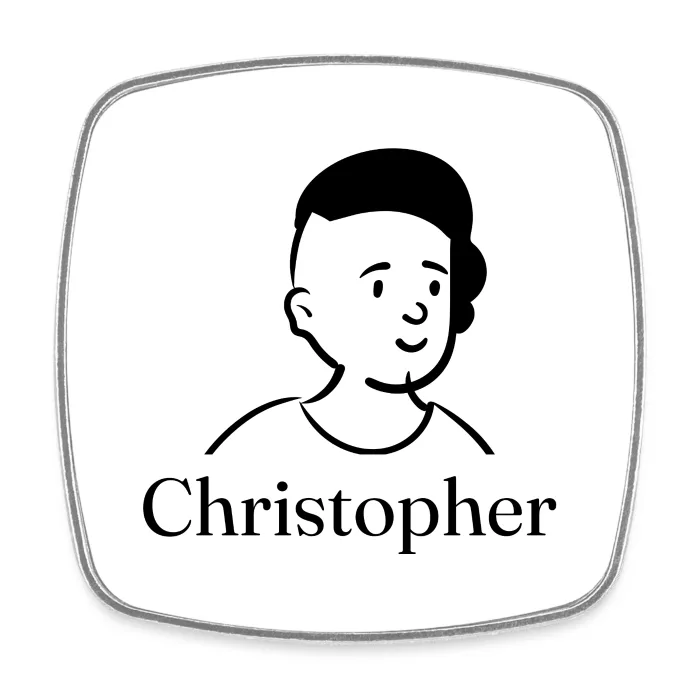 Magnet personnalisé au prénom Christopher