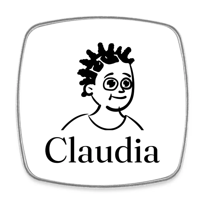Magnet personnalisé au prénom Claudia