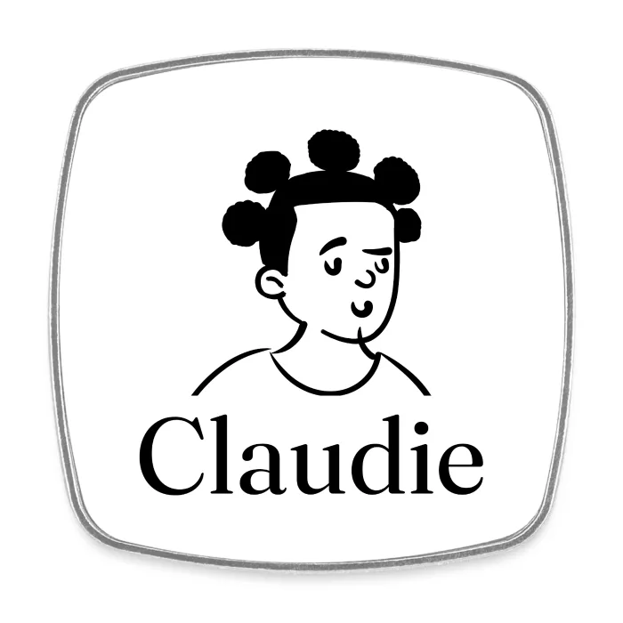 Magnet personnalisé au prénom Claudie