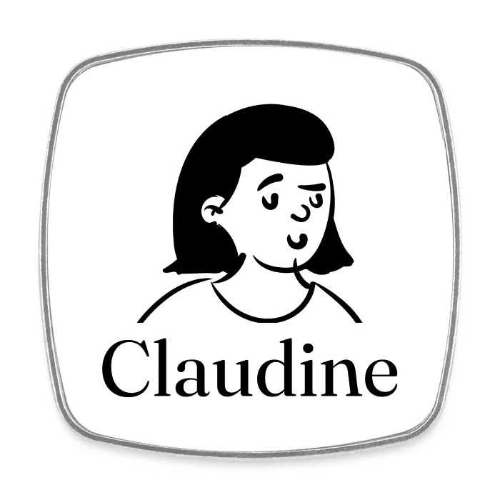 Magnet personnalisé au prénom Claudine