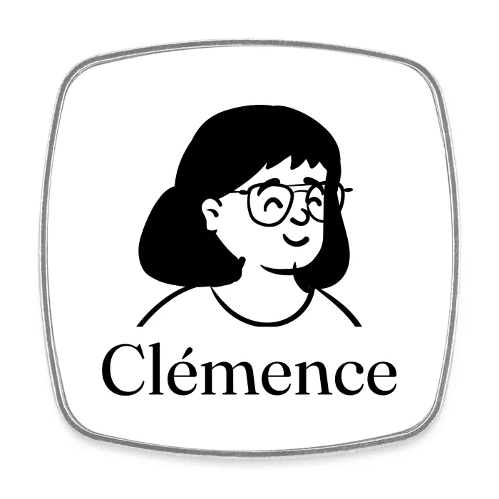 Magnet personnalisé au prénom Clémence