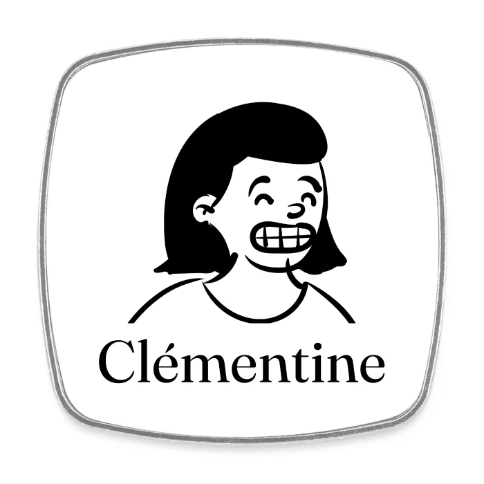 Magnet personnalisé au prénom Clémentine