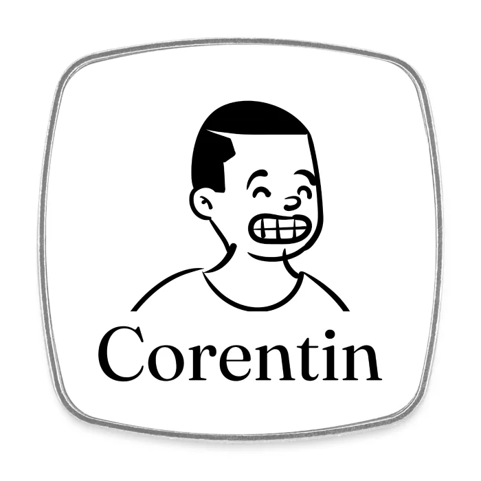 Magnet personnalisé au prénom Corentin