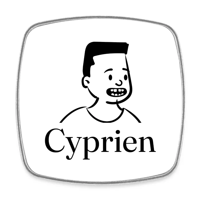 Magnet personnalisé au prénom Cyprien