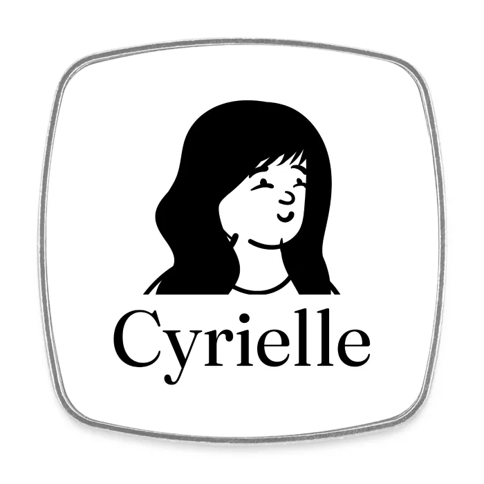 Magnet personnalisé au prénom Cyrielle