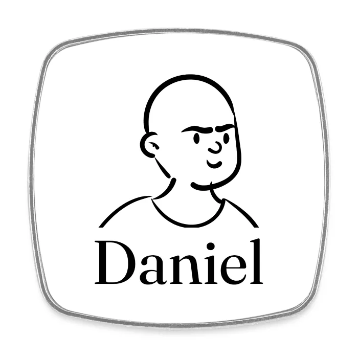 Magnet personnalisé au prénom Daniel