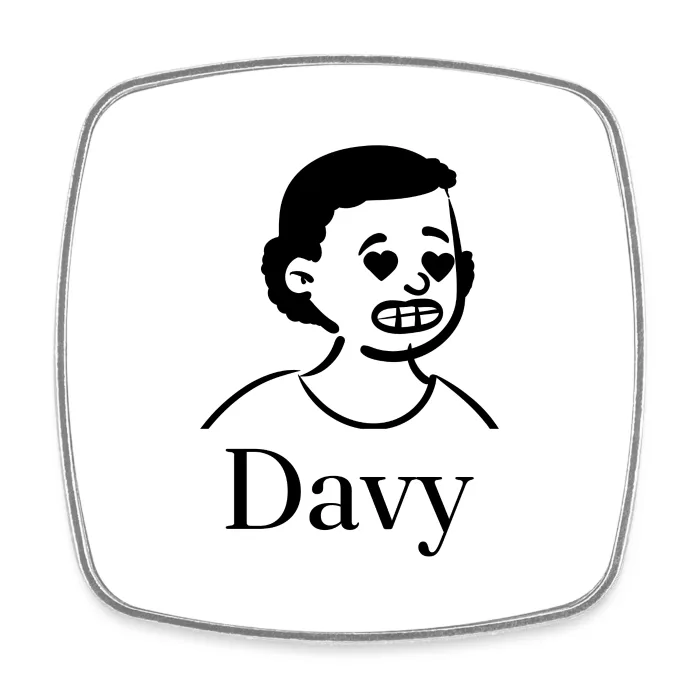 Magnet personnalisé au prénom Davy