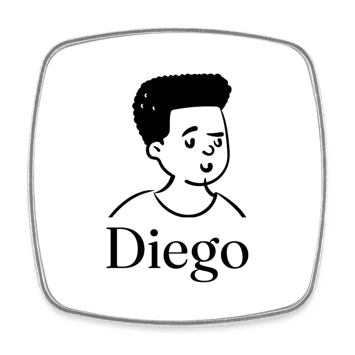 Magnet personnalisé au prénom Diego