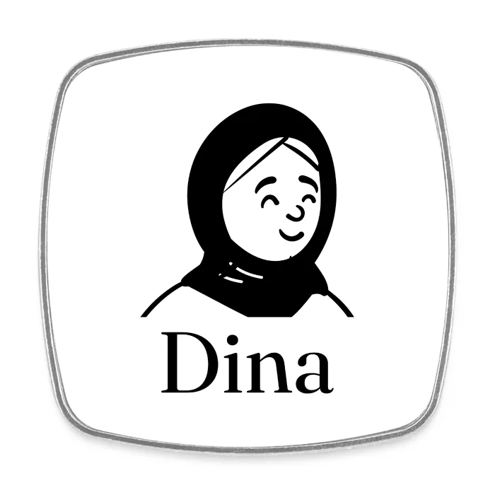 Magnet personnalisé au prénom Dina