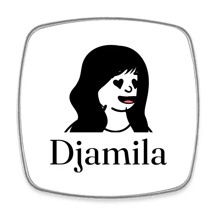 Magnet personnalisé au prénom Djamila