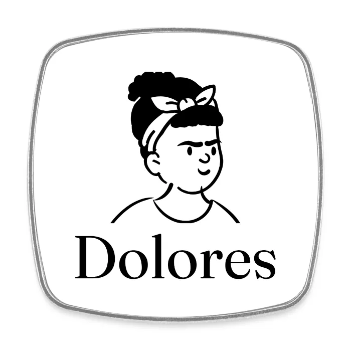 Magnet personnalisé au prénom Dolores