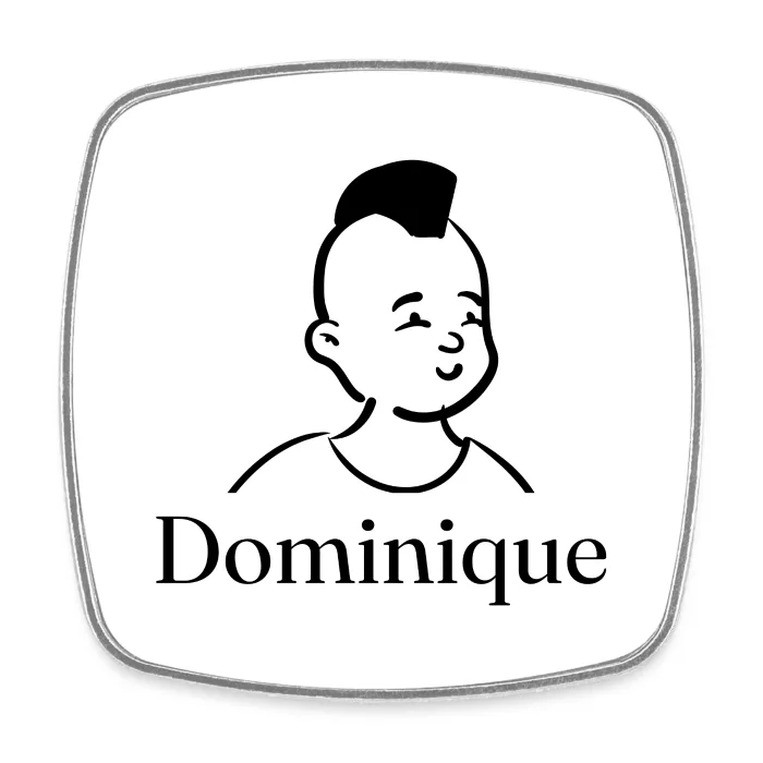 Magnet personnalisé au prénom Dominique