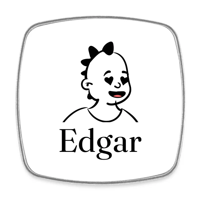 Magnet personnalisé au prénom Edgar