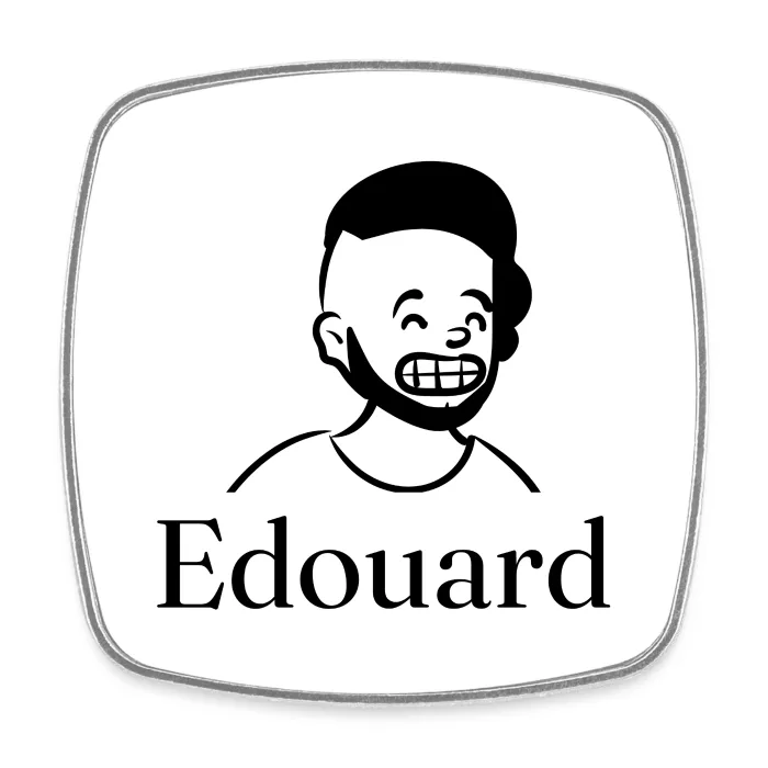 Magnet personnalisé au prénom Edouard