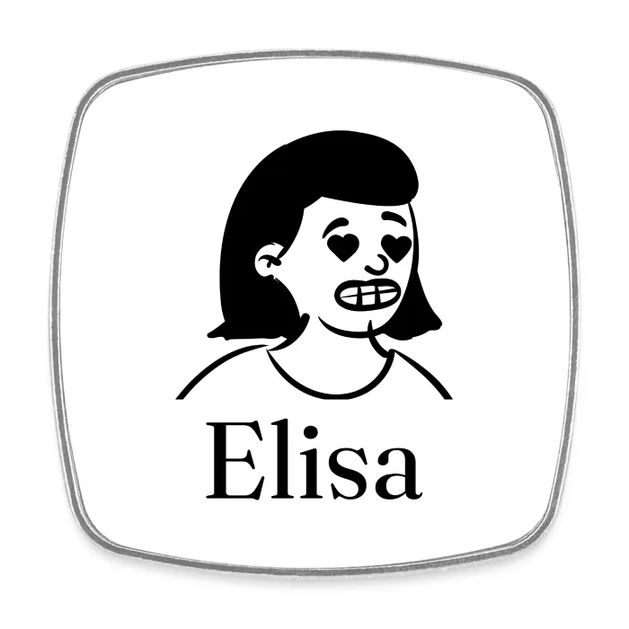 Magnet personnalisé au prénom Elisa