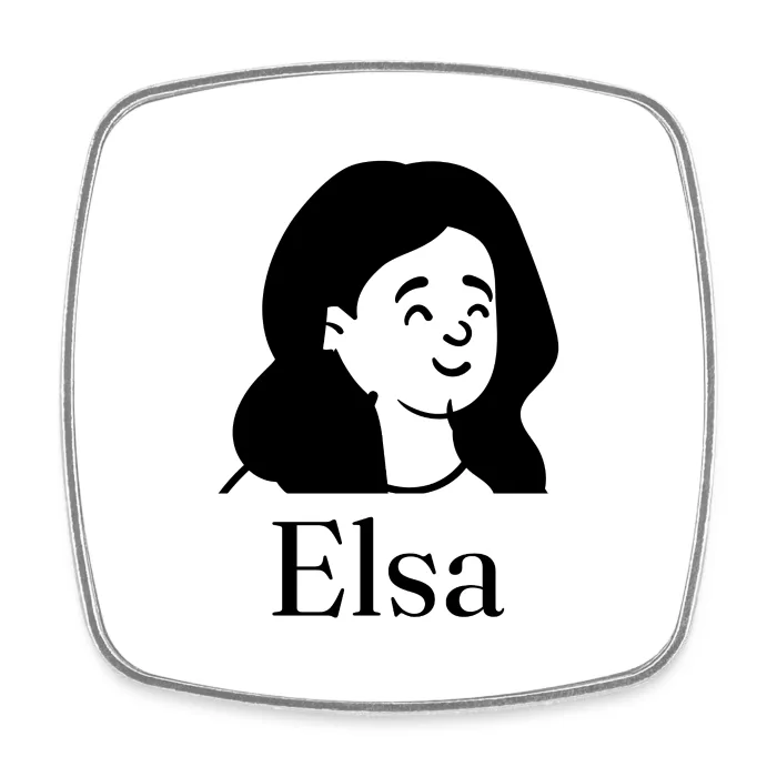 Magnet personnalisé au prénom Elsa