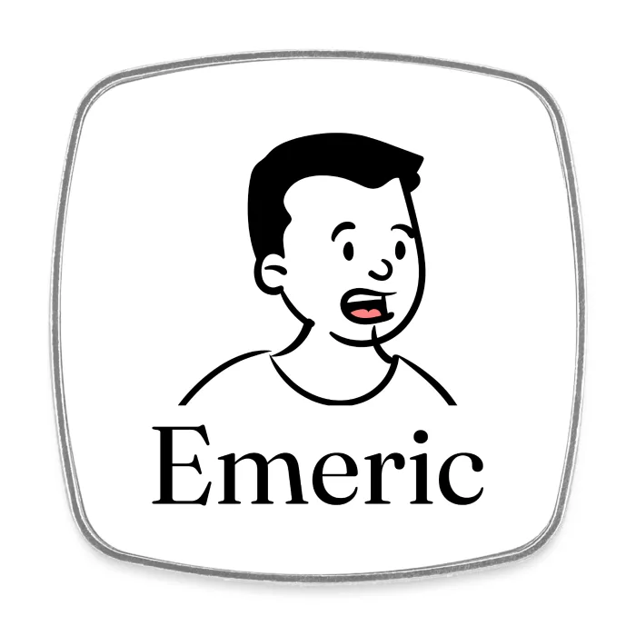 Magnet personnalisé au prénom Emeric