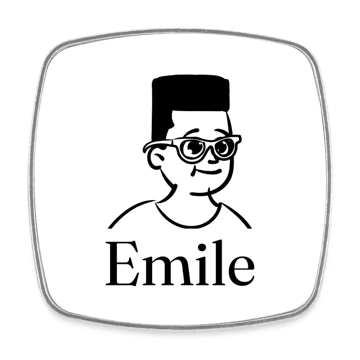 Magnet personnalisé au prénom Emile