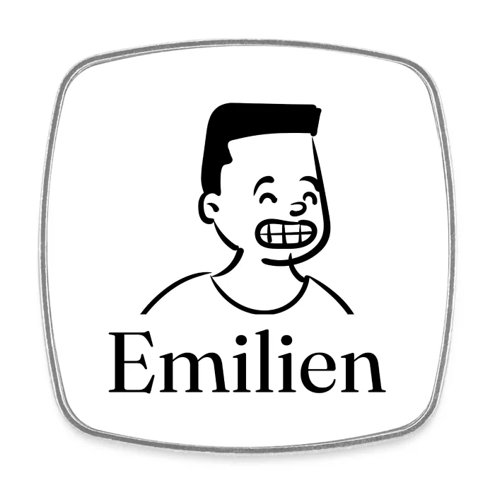 Magnet personnalisé au prénom Emilien