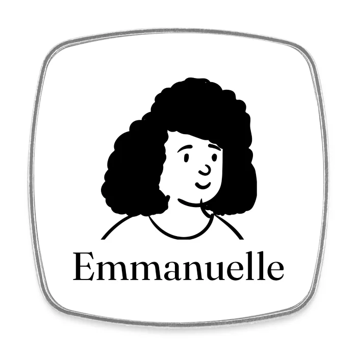 Magnet personnalisé au prénom Emmanuelle