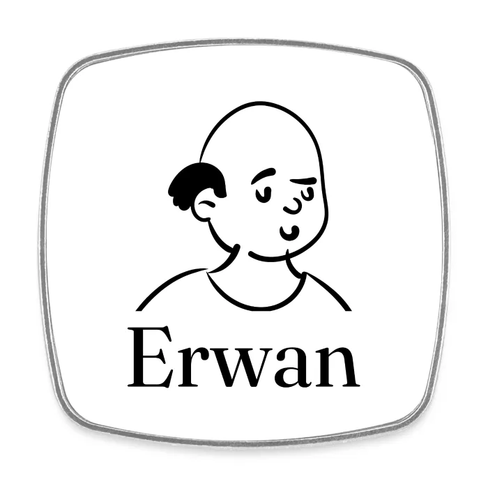 Magnet personnalisé au prénom Erwan